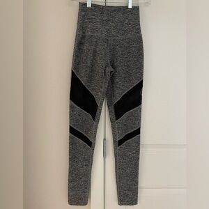 Beyond Yoga Slant Get Enough High Waisted Legging Heather Gray with Tote Bag